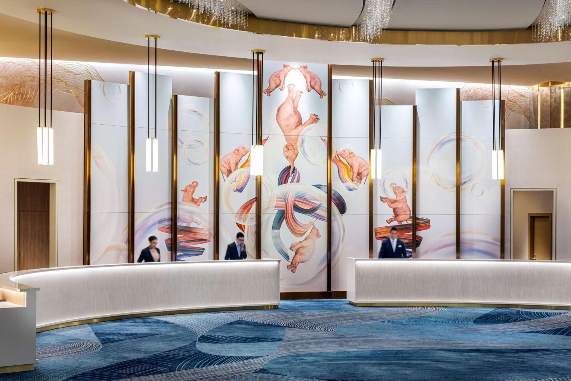 Conrad Las Vegas At Resorts World Luaran gambar The lobby of the hotel